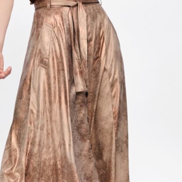 Zara metallic effect faded skirt💥size Medium - Picture 2 of 5